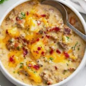 Cheeseburger Soup