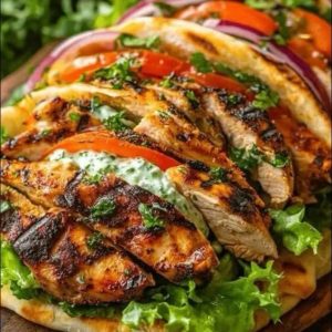 Grilled Chicken Pockets