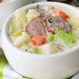 Cabbage & Sausage Soup